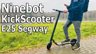 ТЕСТ В ГРЯЗИ🔥 ЭЛЕКТРОСАМОКАТ Ninebot KickScooter E25 Segway ПРОГРАММА ПОДСВЕТКА МАГНИТНЫЙ ТОРМОЗ