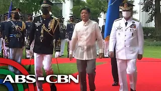 Arrival honors for President Marcos at the Malacañang Palace | ABS-CBN News