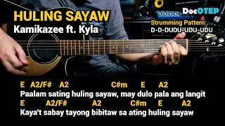 Huling Sayaw - Kamikazee ft. Kyla (Guitar Chords Tutorial with Lyrics)