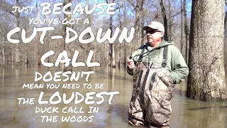 🇺🇸 Kirk McCullough how to blow a cutdown duck call while duck hunting.