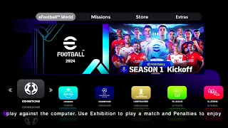 eFootball 2024 PPSSPP Android Offline Bendezu V2.0 60+ Stadium Real Faces Update Kits & Transfer