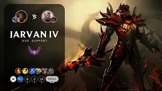 Jarvan IV Support vs Rakan - KR Master Patch 13.10