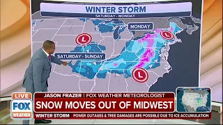 Major Winter Storm Now Working South Toward Arkansas, Oklahoma