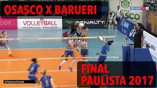 Osasco x Barueri - Final - Paulista de Vôlei Feminino 2017