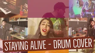 Staying Alive Drum Cover (Electro Deluxe Version)