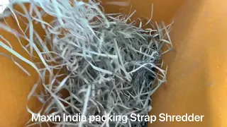 Packing Straps Shredder, PP Strips Shredder, PP Strap Crusher, PP Strips Crusher, #PPstrapsshredder,