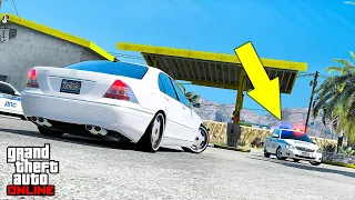 УГАРНАЯ ПОГОНЯ ЗА MERCEDES W220 В GTA 5 ONLINE! ПОЛИЦЕЙСКИЕ ДОГОНЯЛКИ В ГТА 5!