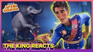 The King Reacts to The Magician's Elephant 👑 Netflix After School