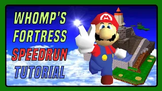 Super Mario 64- Whomp's Fortress All Stars Speedrun Tutorial