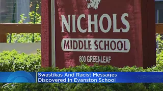 Swastikas, racist messages discovered at Evanston middle school