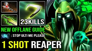 NEW Pro Necrophos Offlane Guide | WTF Instant 1 Shot Reaper No Mercy Allowed EZ GG Dota 2