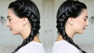 Side Braid Hair Tutorial For Beginners