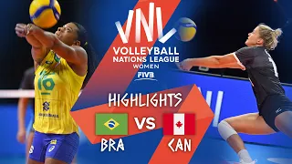 BRA vs. CAN - Highlights Week 1 | Women's VNL 2021