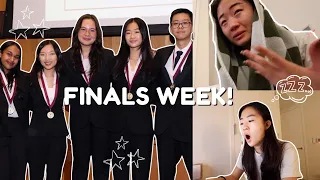 FINALS WEEK OR MY FINAL WEEK? | VLOGMAS WEEK 2: college vlog, studying, business competition