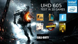 INTEL UHD 605 IN 20 GAMES (4GB RAM) |INTEL PENTINUM N5030,N5000|