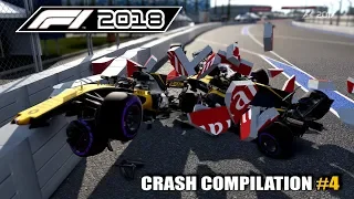 F1 2018 (MOD) - Crash Compilation #4