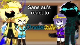 Sans au’s react to dreamtale | CRINGE❗️❗️| lazy | rushed | badly made |