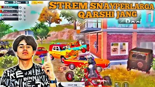 ASLAMBOI STREM SNAYPERLARGA QARSHI JANG PUBG MOBILE | Ko'ring va mazza qiling