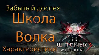 The Witcher 3, Характеристики Забытого доспеха школы Волка