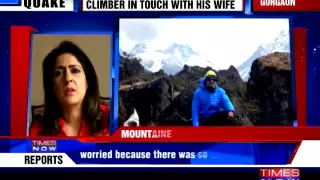 Indians stranded at the Everest base camp - Nepal Earthquake 2015