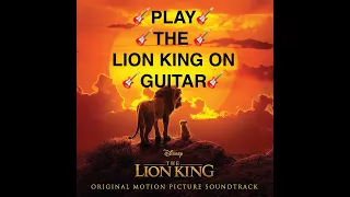 The Lion King Tutorial🎸Guitar Lesson |Fingerpicking + Easy Chords | Part 2