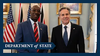 Secretary Blinken meets with Trinidad and Tobago Prime Minister Keith Rowley