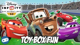 Cars Disney Infinity Toy Box Fun Gameplay