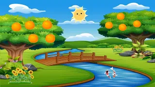 3 Background Animasi Kartun Bergerak II cartoon background loop Buah