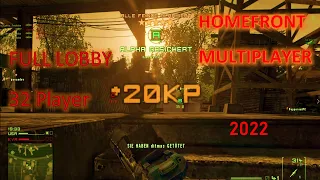 HOMEFRONT Multiplayer FULL LOBBY EVENT Zombierus) 🤙🏻 (32 PLAYER) | Gameplay_17 | 4K | On PC in 2022