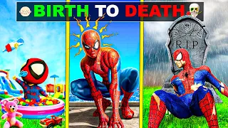 GTA 5: SPIDERMAN BIRTH to DEATH In GTA V ! ( GTA 5 mods )