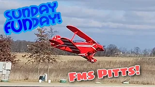 The FMS Pitts In Another Sunny Flight!