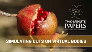 Simulating Cuts On Virtual Bodies | Two Minute Papers #164