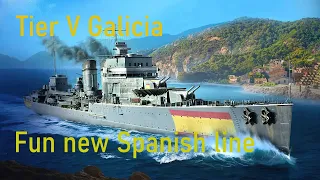 World of Warships - Galicia Review fun little ship