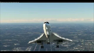 Concorde / Survole de Paris et Crash !