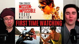 REACTING to *Mission Impossible 5: Rogue Nation* INCREDIBLY COOL (First Time Watching) Action Movies