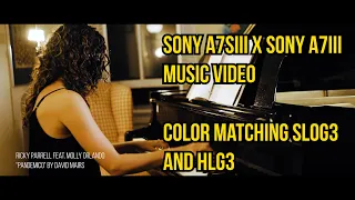 Sony a7SIII SLOG3 x Sony a7III HLG3 Music Video / Color Matching #sonya7siii #sonya7iii