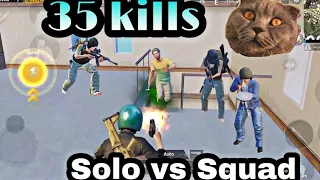 NEW  WORLD  RECORD💀 ??? || 35 KILLS SOLO VS SQUAD || PUBGMOBILE FULL GAMEPLAY