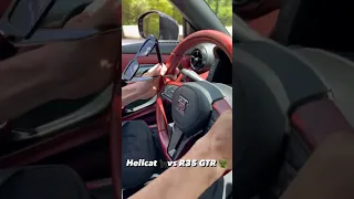 Hellcat 🐈‍⬛vs R35 GTR 🐲