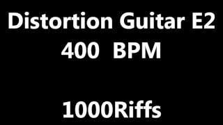 Distortion Guitar E2 Metronome : 400 BPM - Beats Per Minute