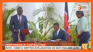 President Ruto presides over CSS, PSS, and Parastatal Chiefs’ performance contract signing