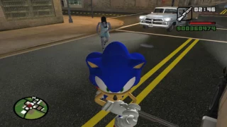 Gta san andreas loquendo:Sonic vs el chupacabras y samara