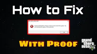 How to Fix ERR_GFX_D3D_INIT in GTA 5 with proof | Faild Initialization