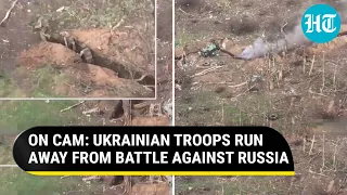 Russian Blitz Makes Ukrainian Soldiers Flee Battlefield; Kyiv's Army Fire On Own To Foil Escape Bid