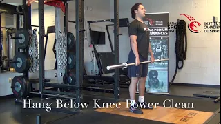 Hang Below Knee Power Clean