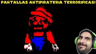 REACCIONANDO A PANTALLAS ANTI PIRATERIA TERRORIFICAS !! (#6) - Pepe el Mago Juega