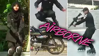 Ozzy Man Reviews: Pakistan Rollerblading Police