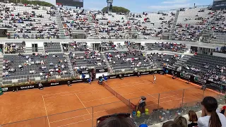 Internazionali Tennis Roma 2022 - Cilic e Arnaldi si affrontano sul centrale nel primo turno