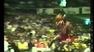Jordan dunk - Alternate camera angle.