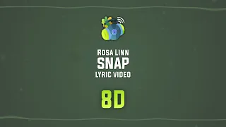 Rosa Linn – SNAP (sped up + reverb) Lyric Video | 8D songs #shorts