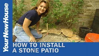 How to Install a Natural Stone Patio - Do It Yourself